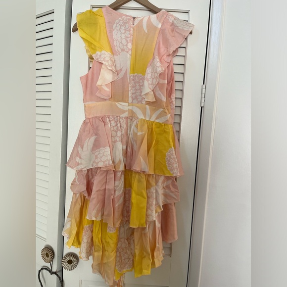 Cynthia Rowley Jet Set Floral Print dress with box Sz 2 in sunset - Picture 7 of 7